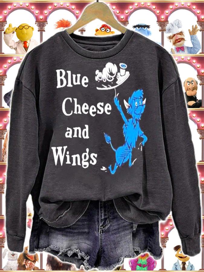 Hall of fame blue cheese and wings shirt sweatshirt