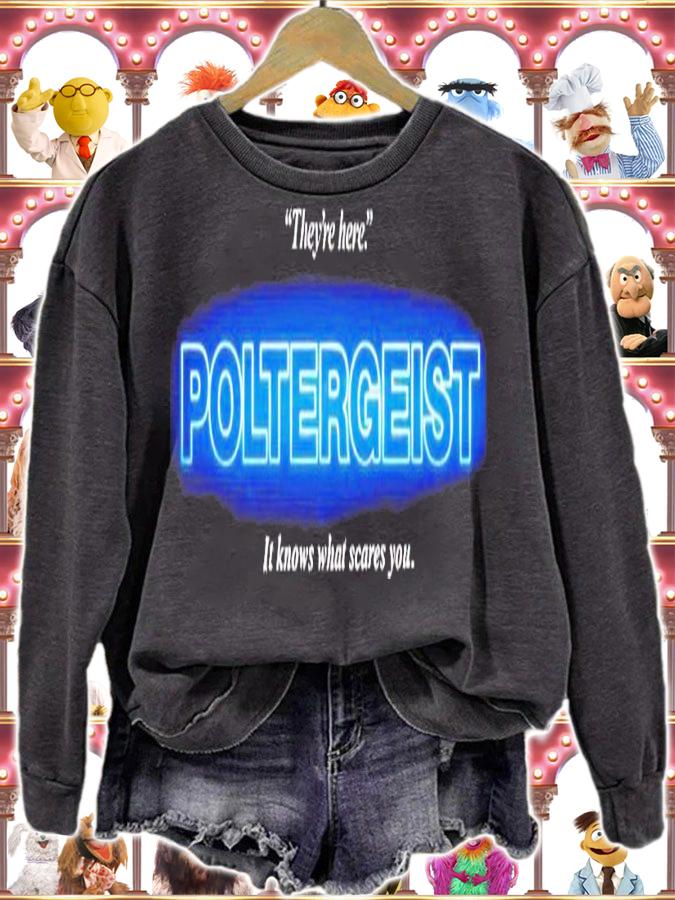 Poltergeist they're here it knows what scares shirt