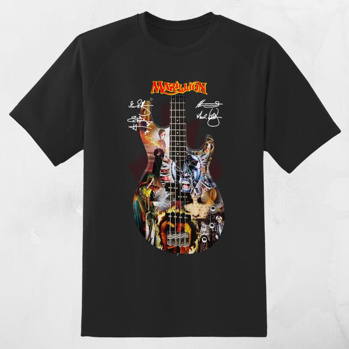 Guitar Marillion Band Signatures T-Shirt