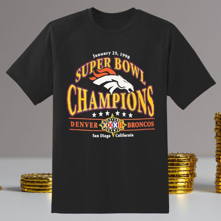 Denver Broncos Super Bowl Champions 1998 T-Shirt – San Diego Limited Edition