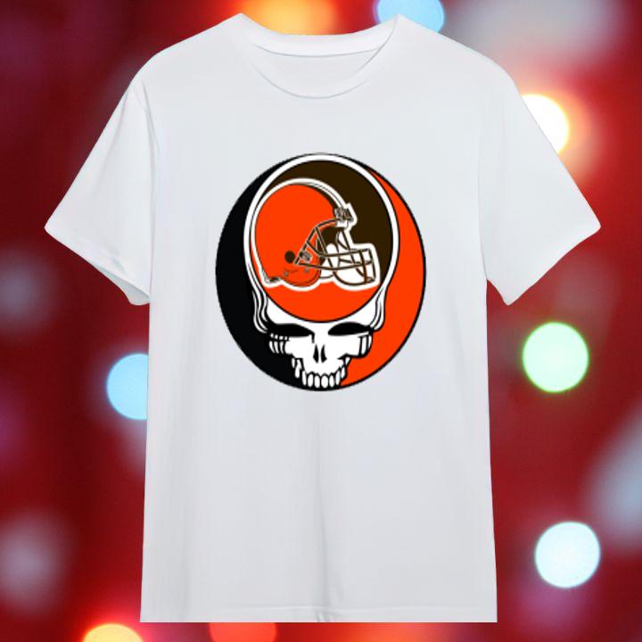 Premium Cleveland Browns Grateful Dead Steal Your Face T-Shirt