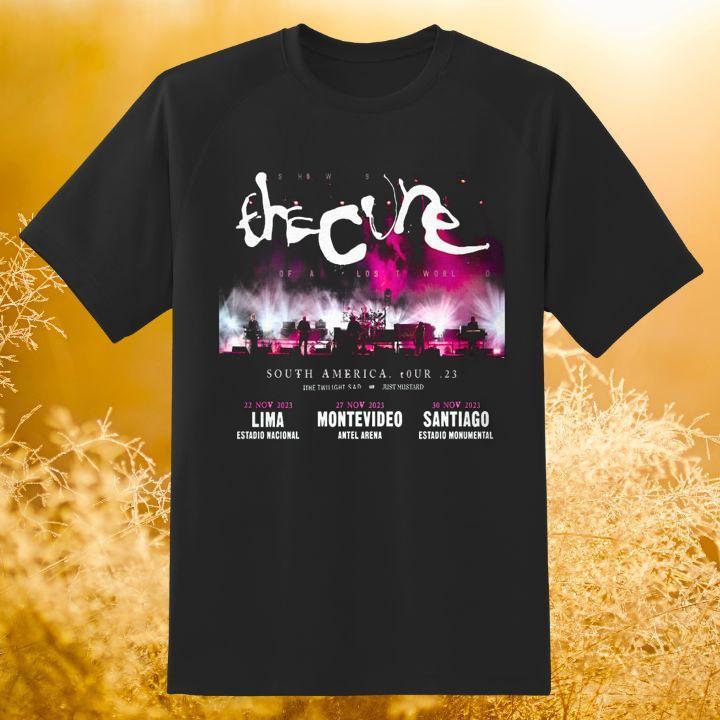 Official The Cure Band The Shows Of A Lost World 2023 Tour T-Shirt