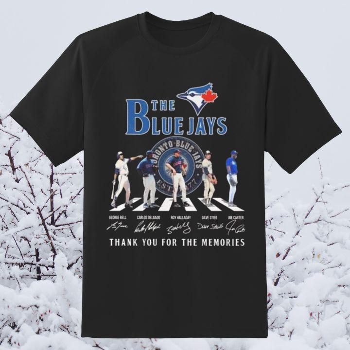 The Toronto Blue Jays Abbey Road Signatures Funny Basketball T-Shirt