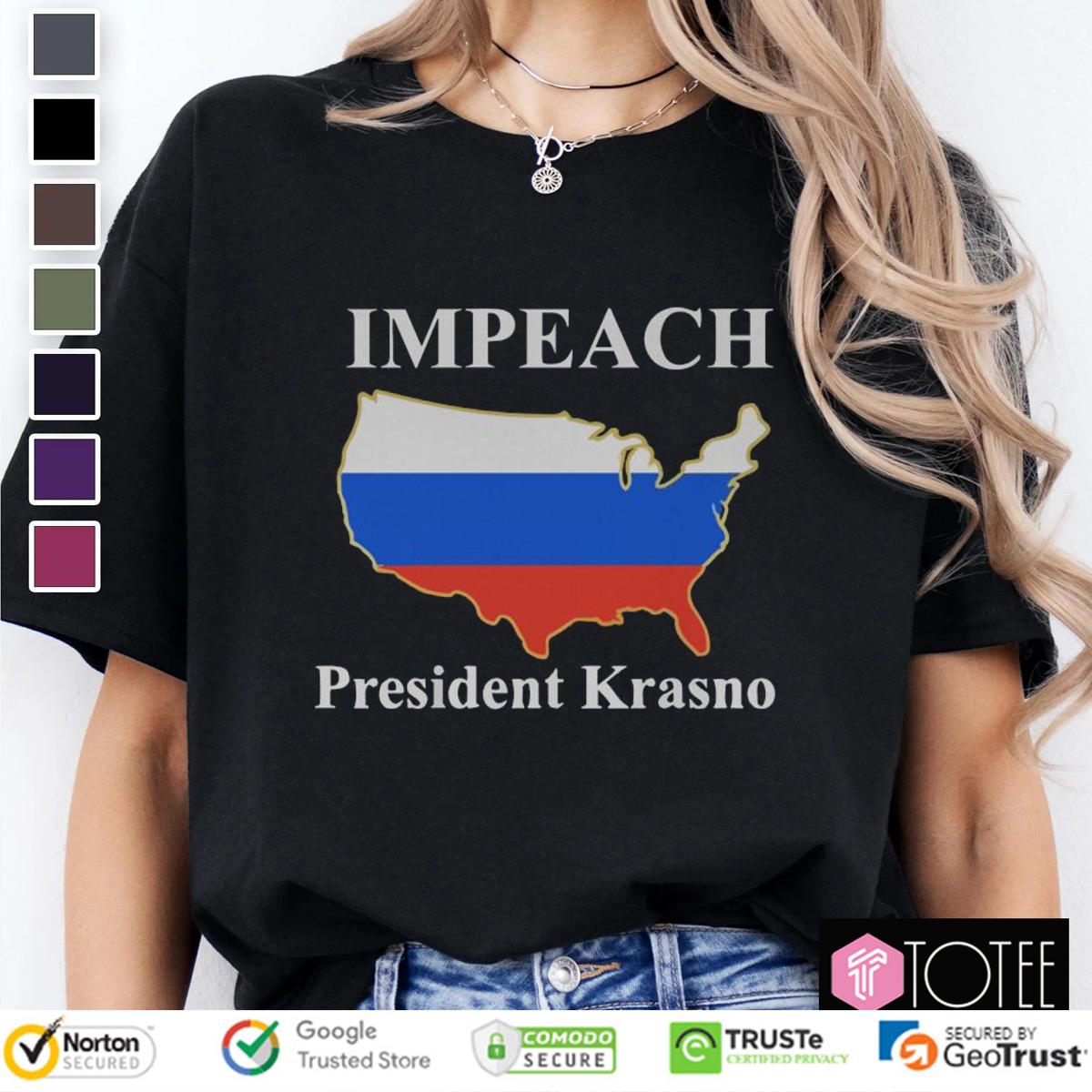 Impeach President Krasnov Kgb Agent Russian Spy T-Shirt