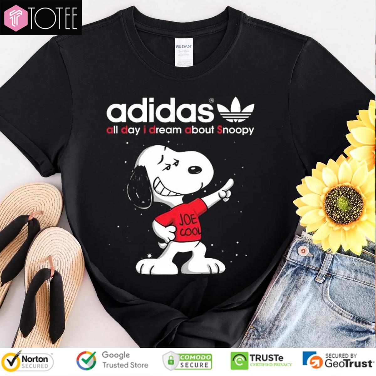 Adidas All Day I Dream About Snoopy Joe Cool T-Shirt