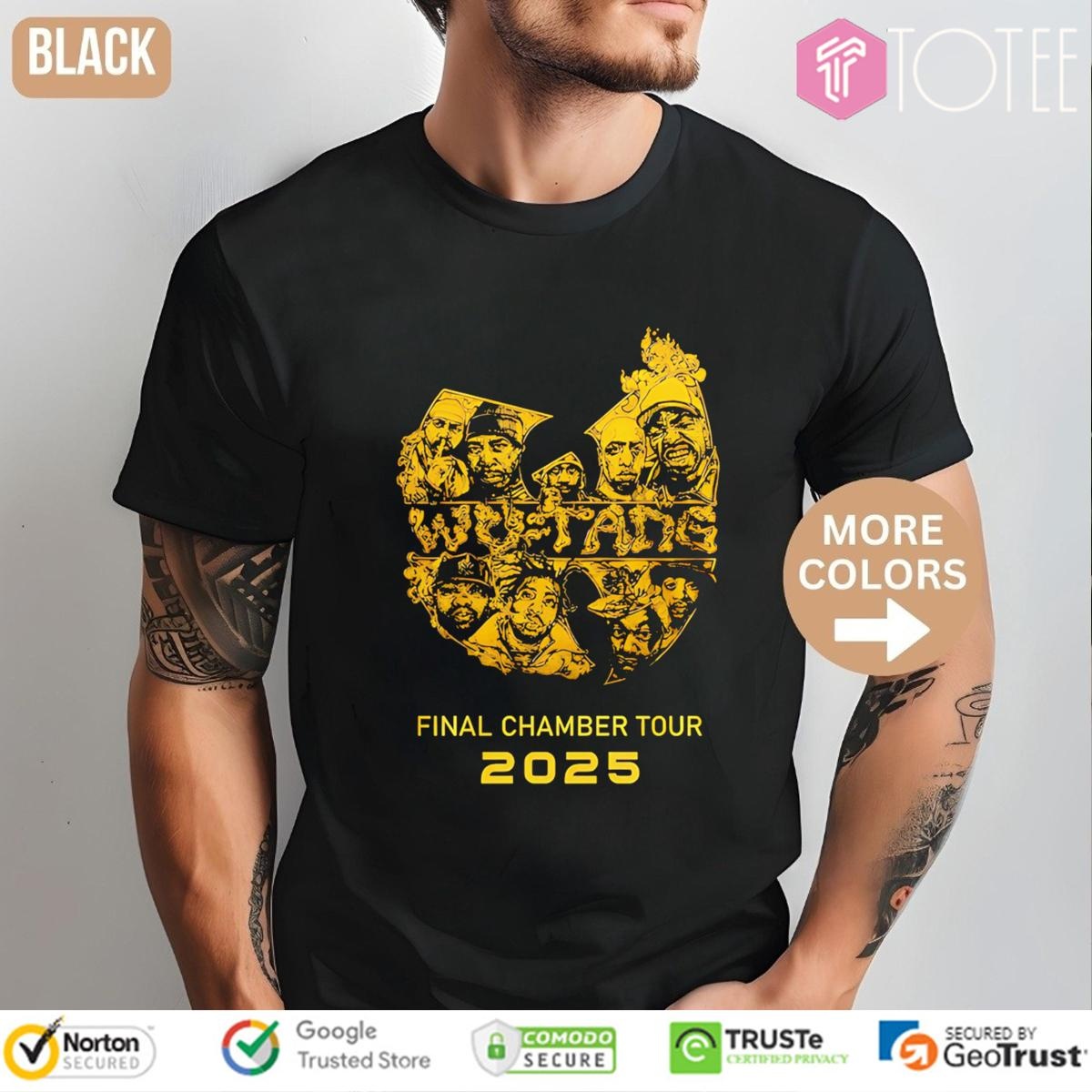 The Final Chamber Tour 2025 Wu Tang Clan Logo T-shirt