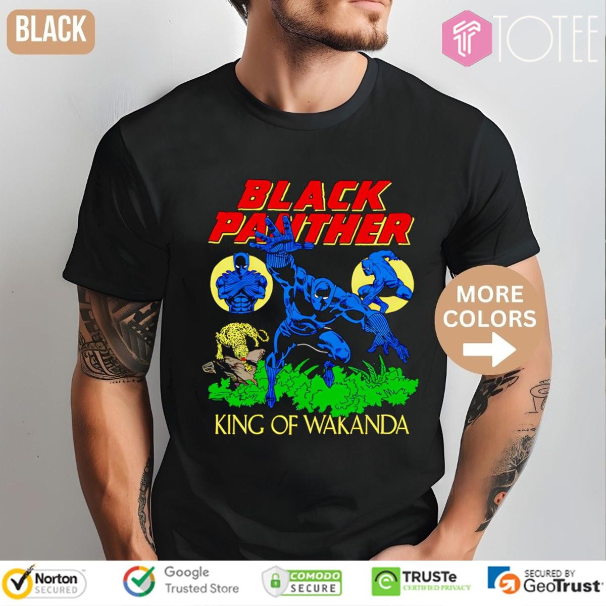The King Of Wakanda Black Panther Marvel Comics T-shirt