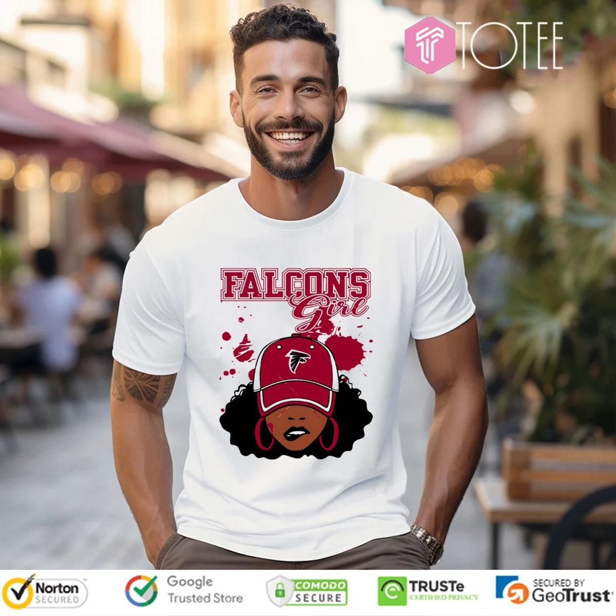 Atlanta Falcons African Girl T-shirt